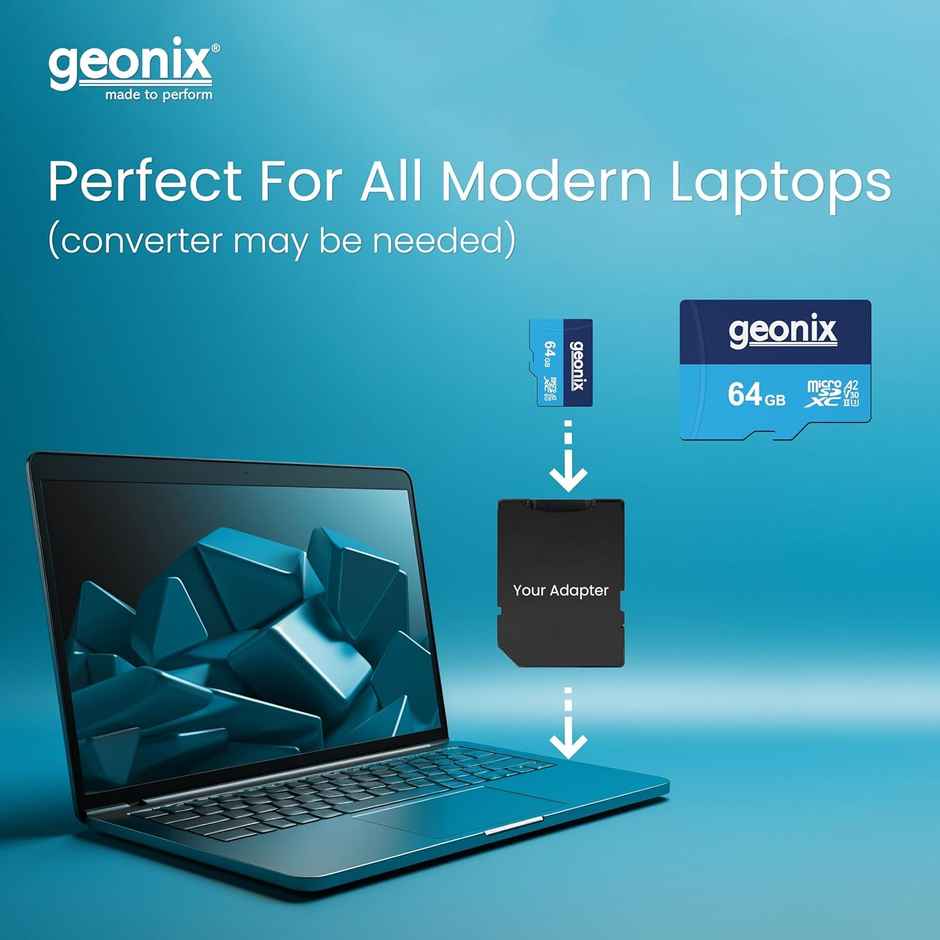 Geonix 64 GB MicroSDXC Memory Card