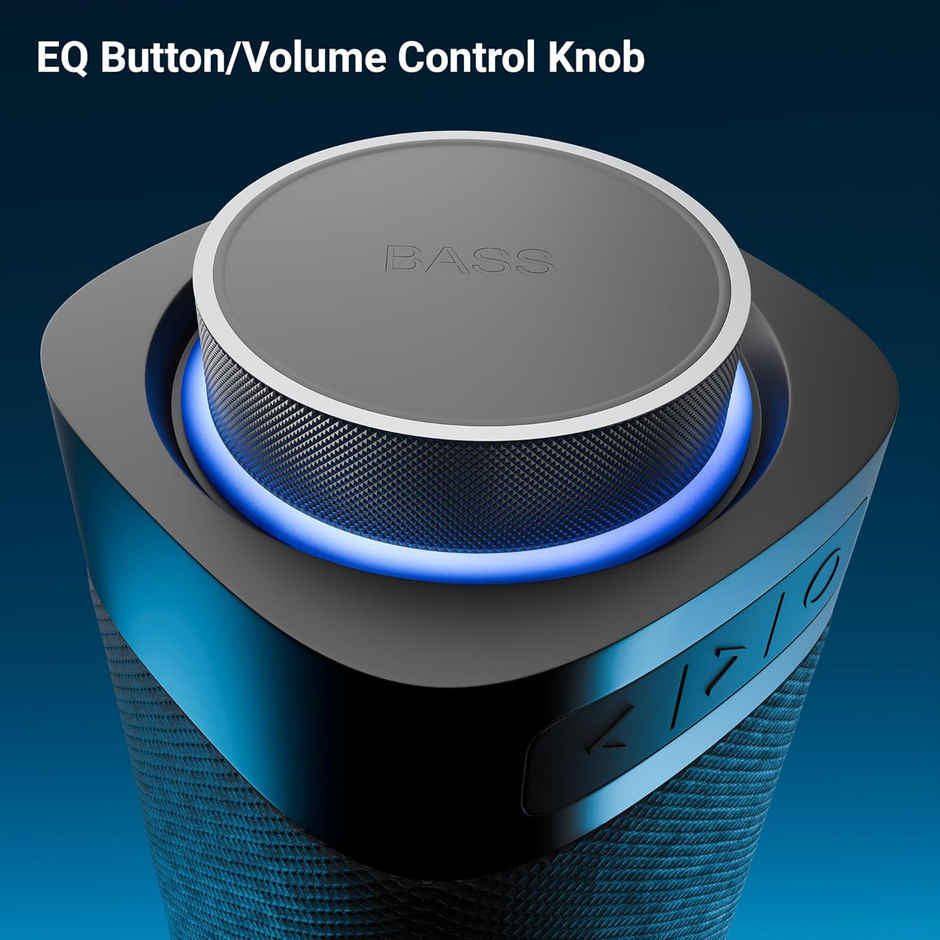 Zebronics Portable BT Speaker, Dual 6.35cm Drivers, Voice Assistant Support, Sound Feast 250 | Black