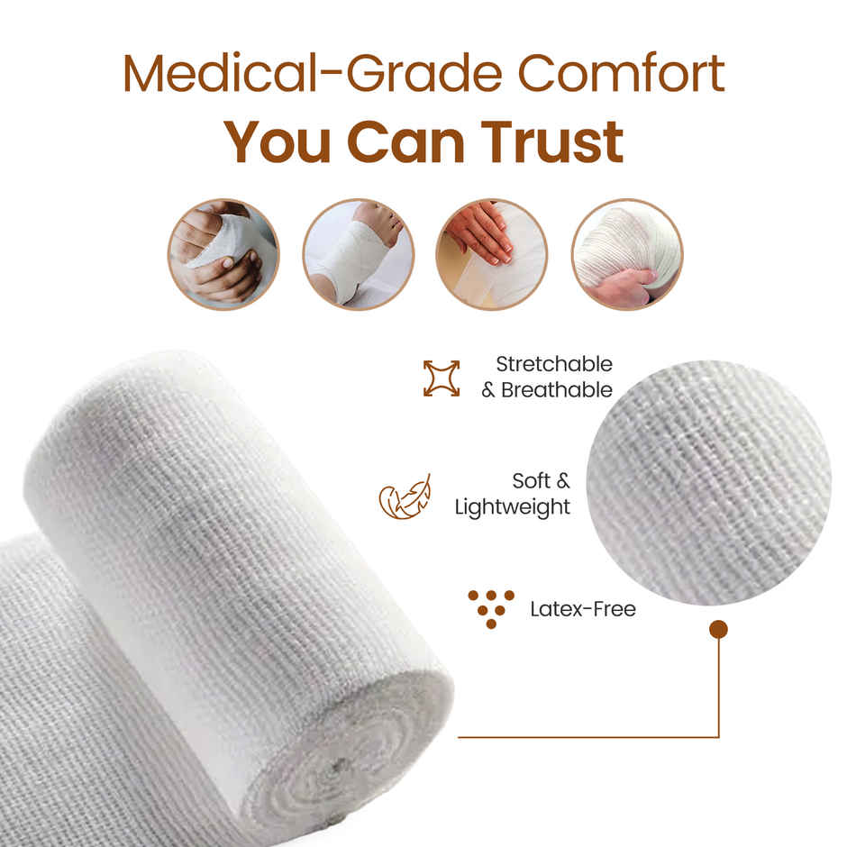 Stergic Rolled Gauze | 10 cm X 4 m