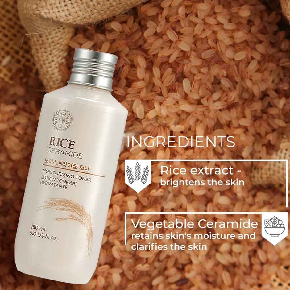 The Face Shop Rice & Ceramide Moisturizing Toner (Unisex)