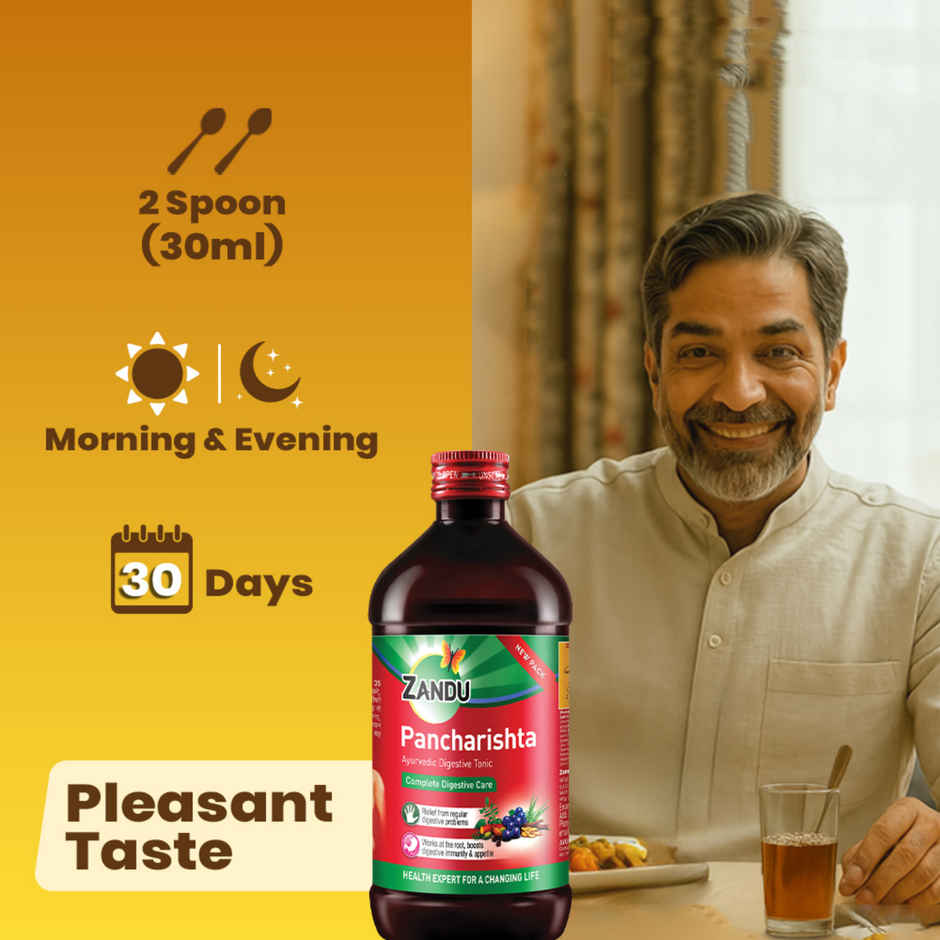Zandu Pancharishta Ayurvedic Digestive Tonic
