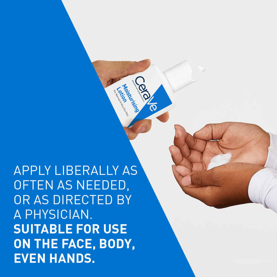 CeraVe Moisturizing Lotion For Dry To Very Dry Skin With Ceramides & Hyaluronic Acid