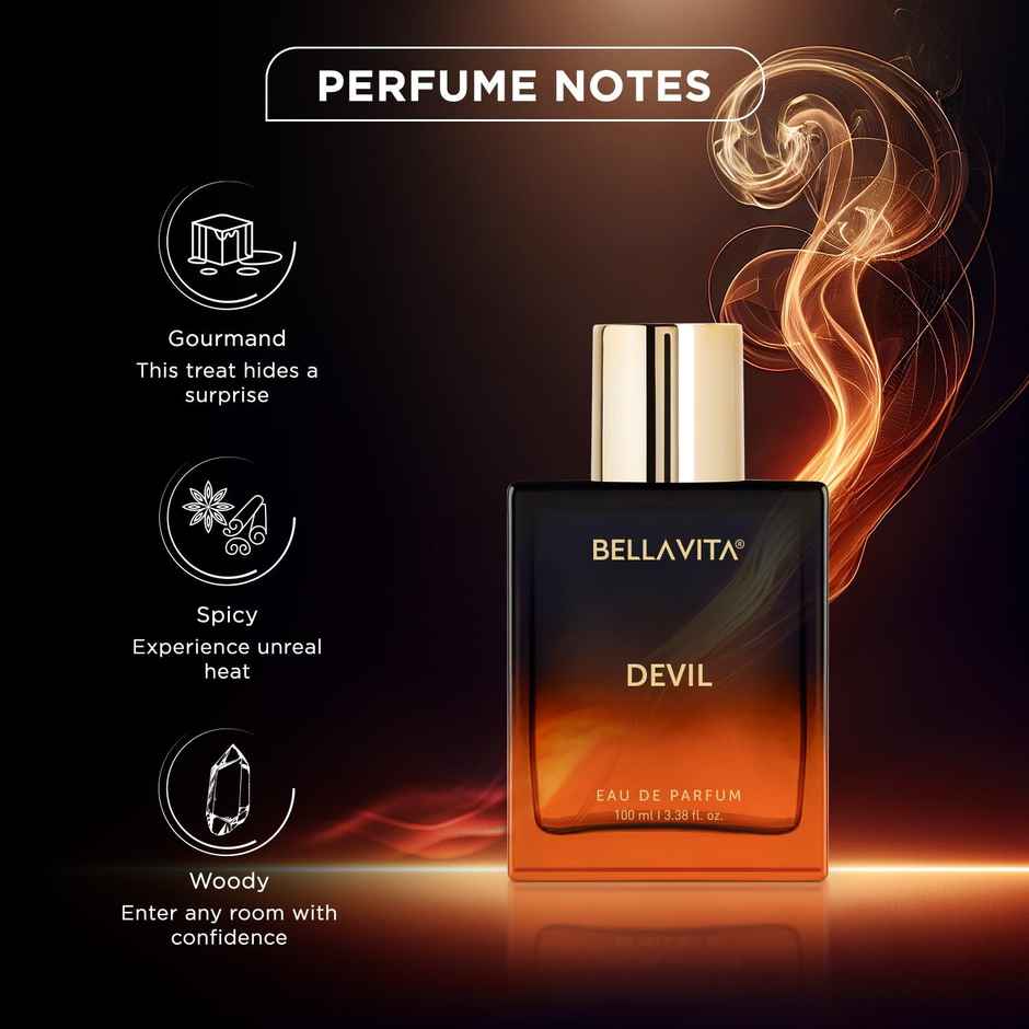 Bella Vita Unisex Devil Edp Long Lasting Perfume For Men And Women