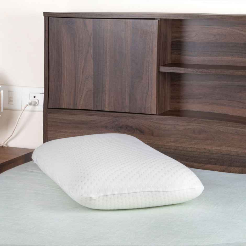 Wakefit Super Soft Foam Pillow | Regular Size | 21.5 x 13.75 x 5 inches | White | Pack of 1