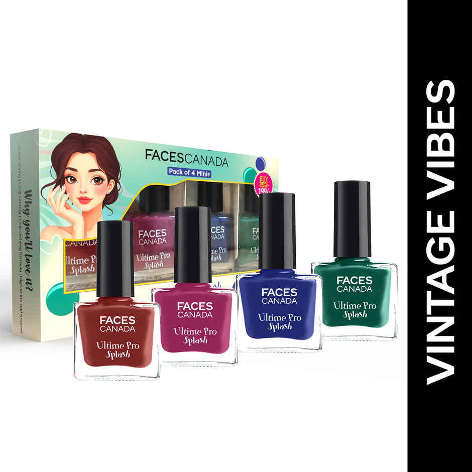 Faces Canada Ultime Pro Splash Mini Nail Enamel | Vintage Vibes