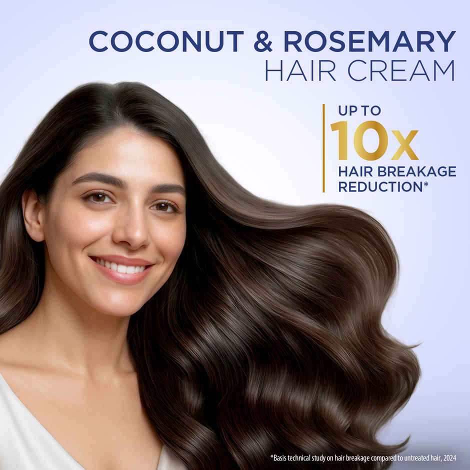 Parachute Advansed Coconut & Rosemary Hair Cream |Anti  Hair Fall |10X Hair Breakage Reduction