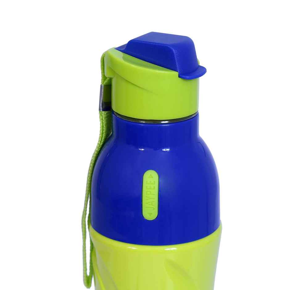Jaypee Googly PU Insulated Fliptop Sipper Lid Water Bottle for kids | Green | 650ml