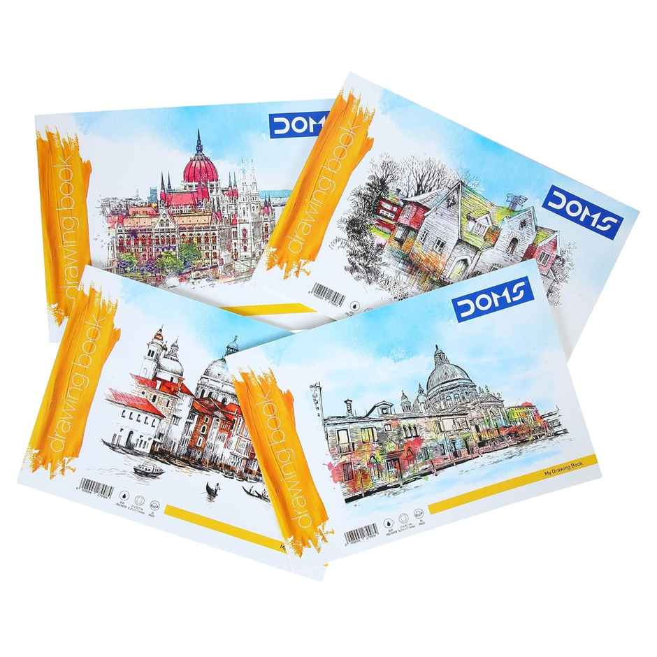 Doms Yellow Drawing Book Unruled (36 Pages, 29.7 x 21 cm)