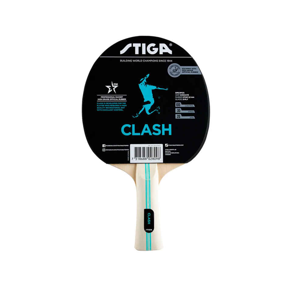 Stiga Clash Table Tennis Racket | Performance-Ready for All Levels