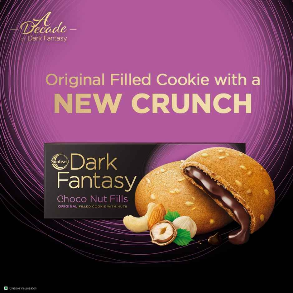 Sunfeast Dark Fantasy Choco Nut Fills Cookies