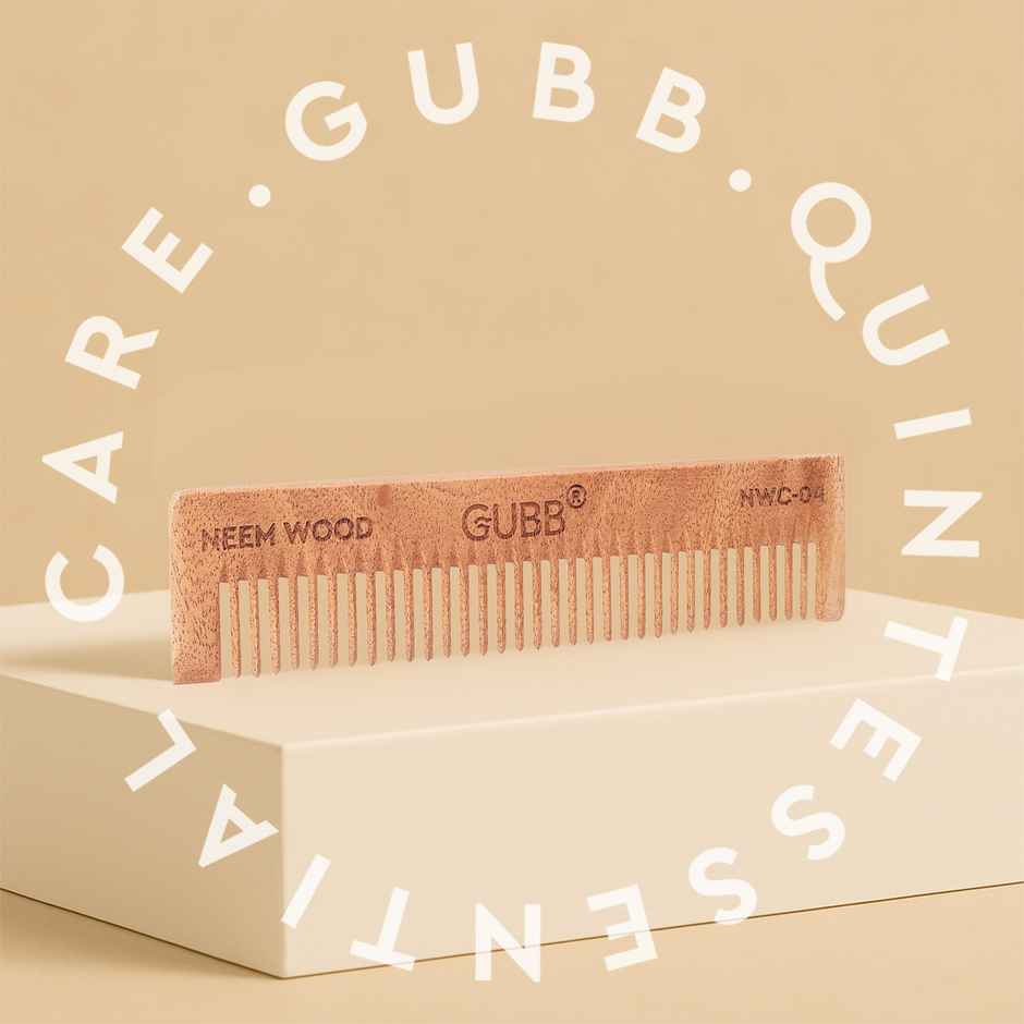 GUBB Pocket Neem Wood Comb