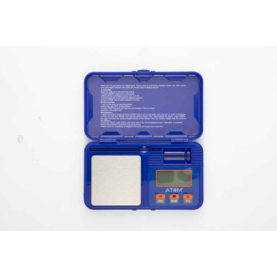 ATOM A 410 Gold Digital Pocket Scale with Capacity 200 g | Jewellery, Precious Gems Stone & Salts.