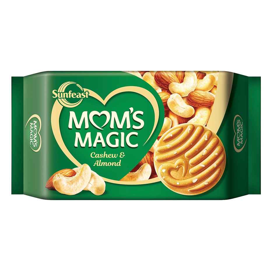 Sunfeast Mom's Magic Rich Cashew Almond Dry Fruit Biscuits | Trans Fat-free Combo