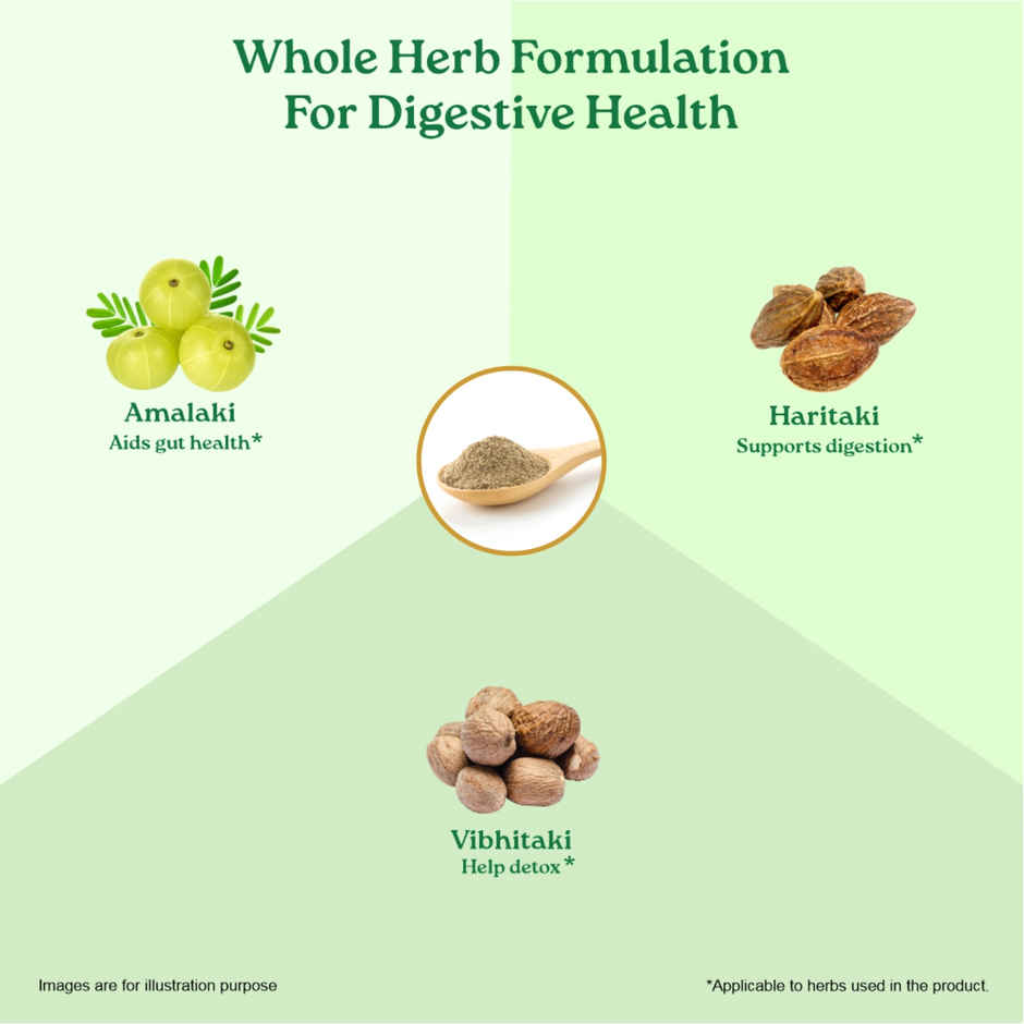 A TATA Product - Organic India Triphala Powder, No added fillers or chemicals