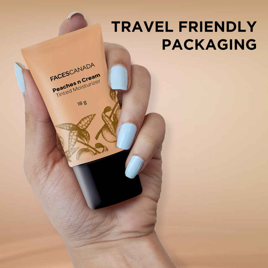 Faces Canada Peaches N Cream Tinted Moisturizer - Light 01 | Non Oily Lightly Tinted Bb Cream