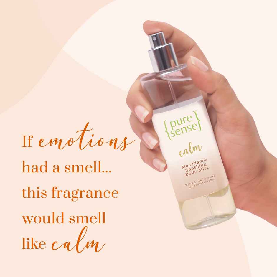 PureSense Body Mist Calm Macadamia Long Lasting Fragrance Women's Perfume