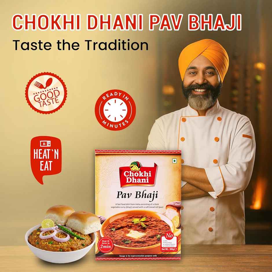 Chokhi Dhani Ready To Eat Pav Bhaji