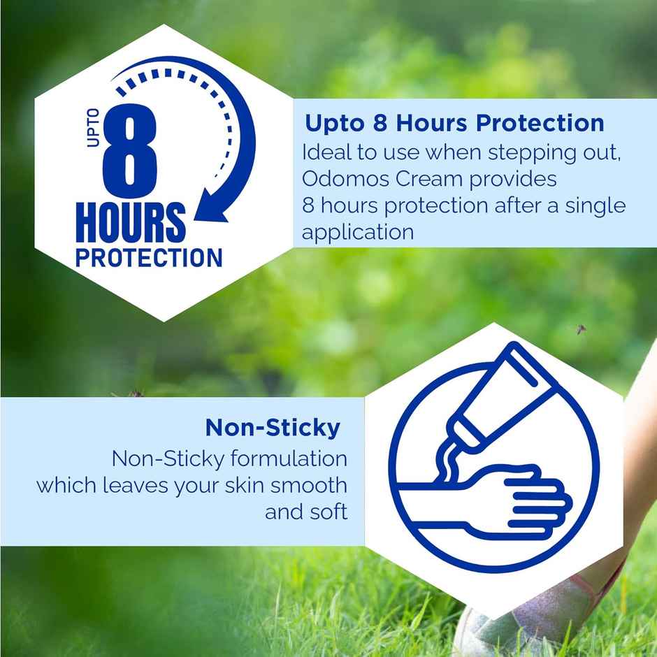 Dabur Odomos Non Sticky Mosquito Repellent Cream