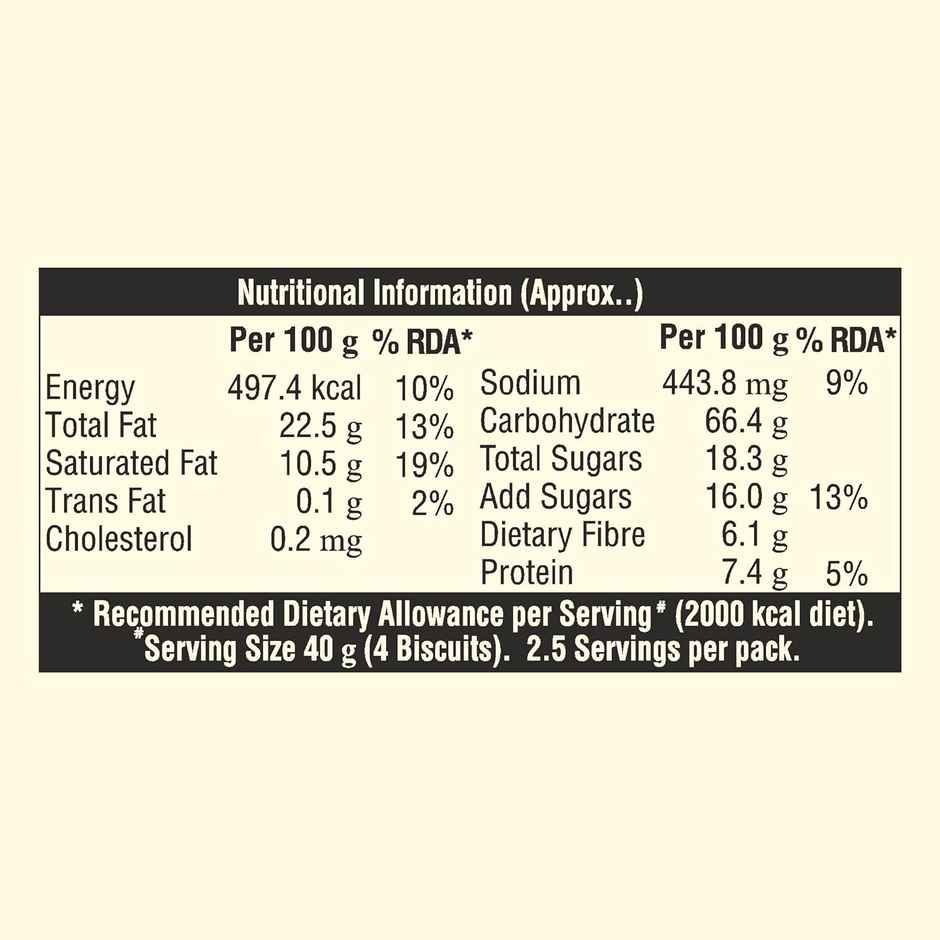 Dukes Digestive - Natural Goodness of Oats, Wheat, and Honey (Pack of 10)