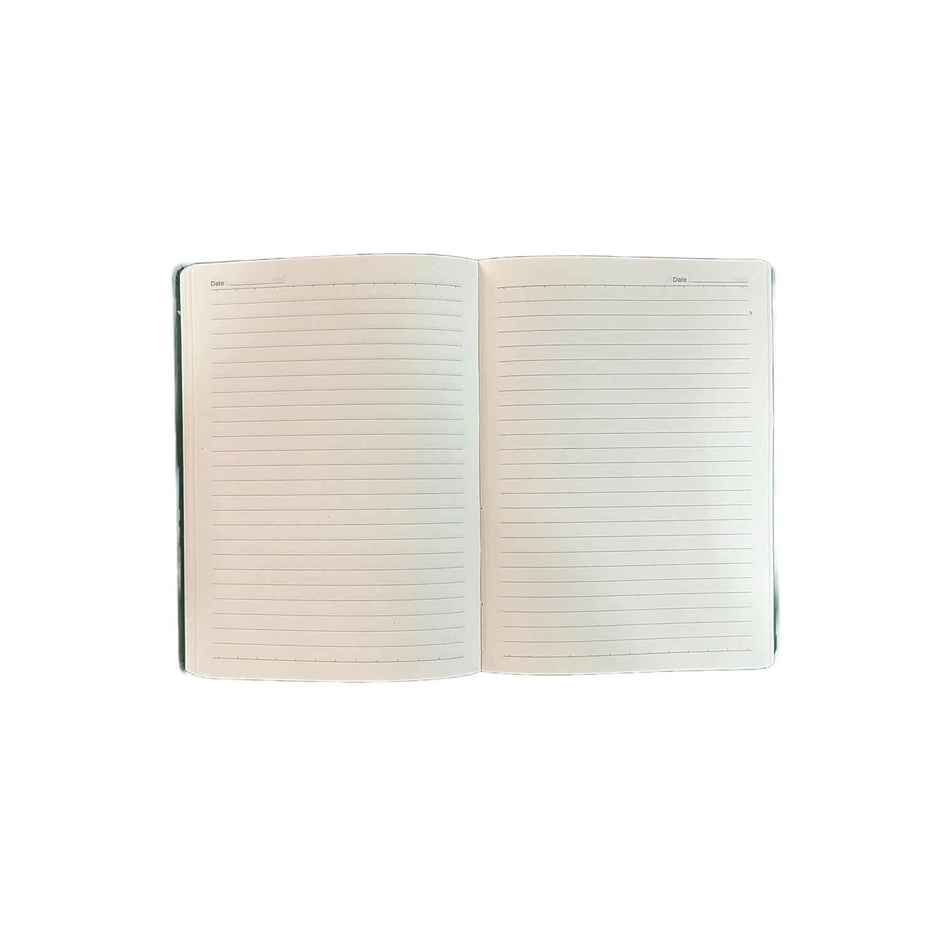 ABK A5 Pu Diary Ruled - 80 Gsm 192 Pages - Green