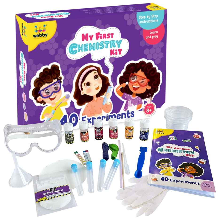 Webby Toys Chemistry Science Kit (Multicolour, 8+ years)