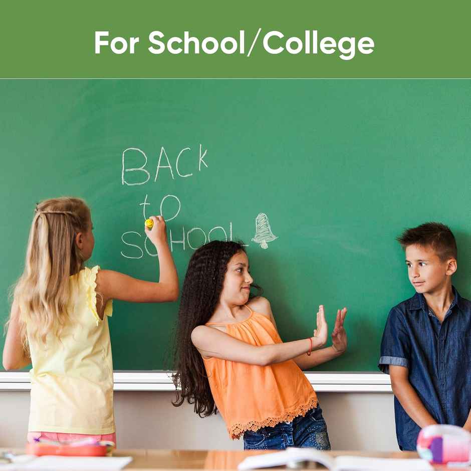 Yajnas Double-Sided Whiteboard & Chalkboard | 1.5 x 2 Ft | For Study, Home & Office Use