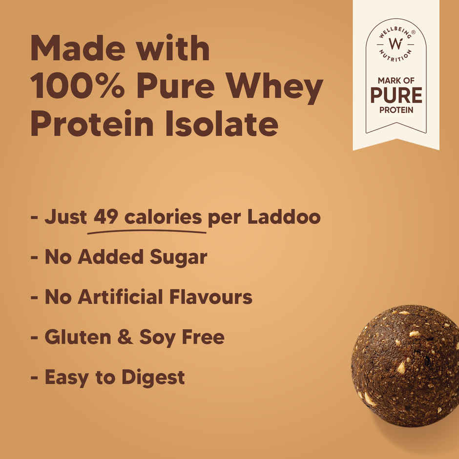 Eat Better Co Protein Laddu | Chocolate Fudge