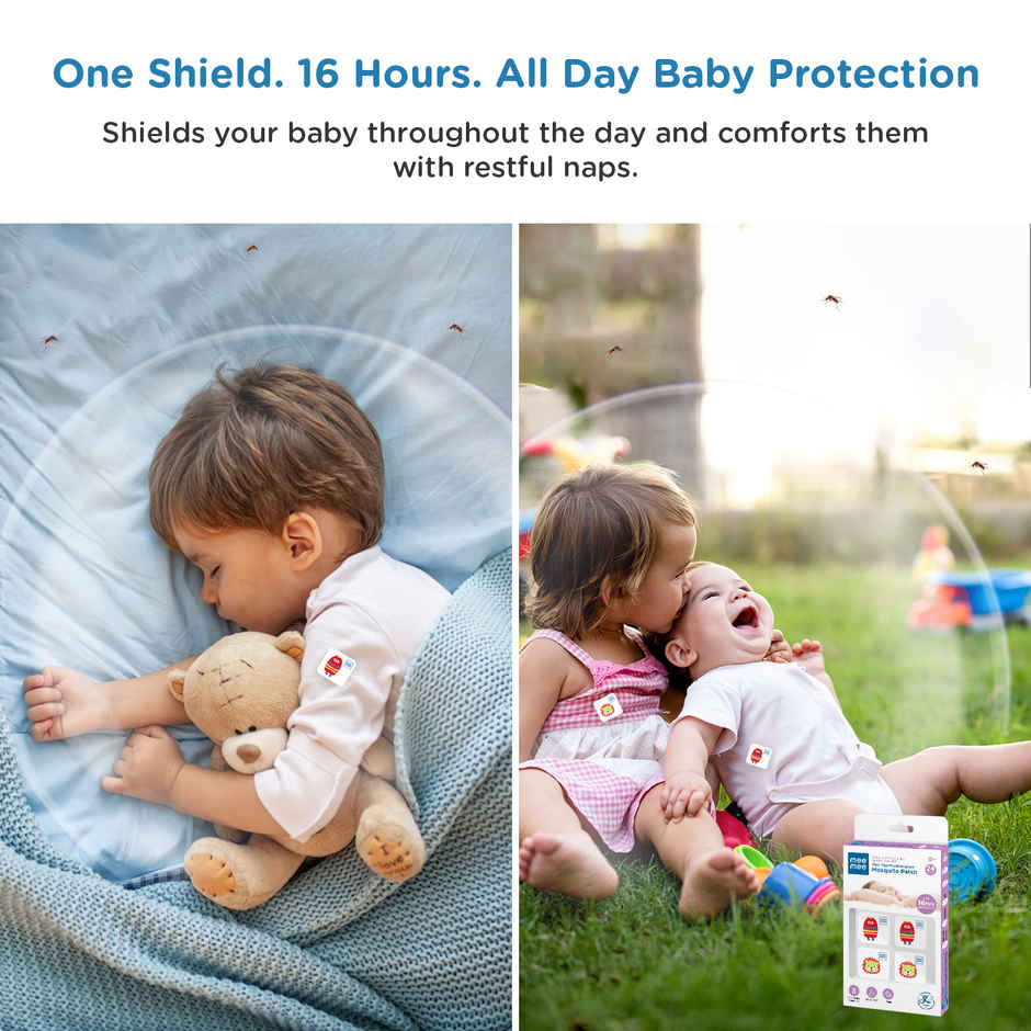Mee Mee 100% Natural Mosquito Repellent Patches With 16 Hour Protection