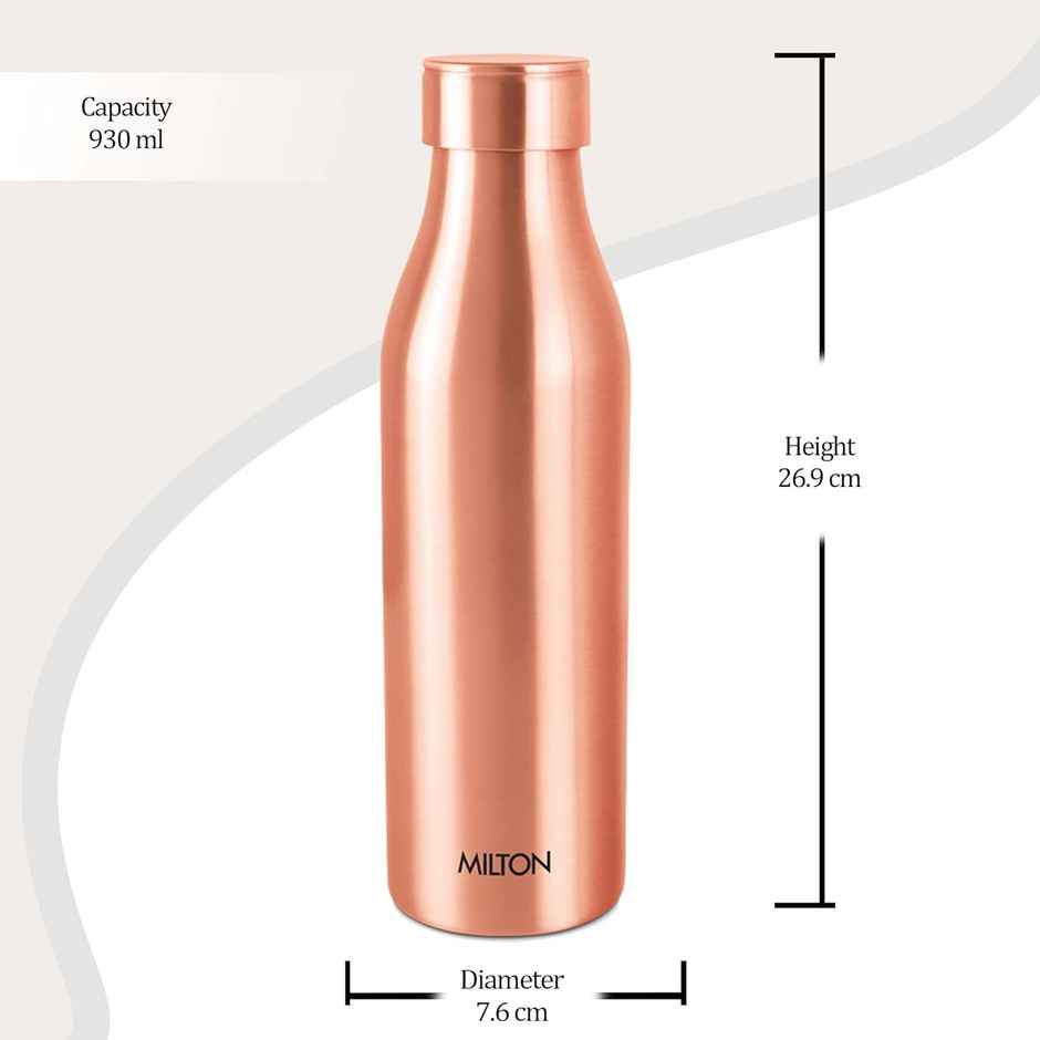 Milton Copper Charge 1000 Water Bottle | Copper | 850 ml