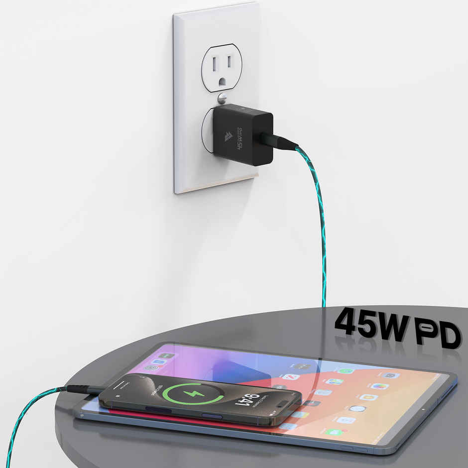 Fast Charger Adapter | 45 W | Type-C | Black