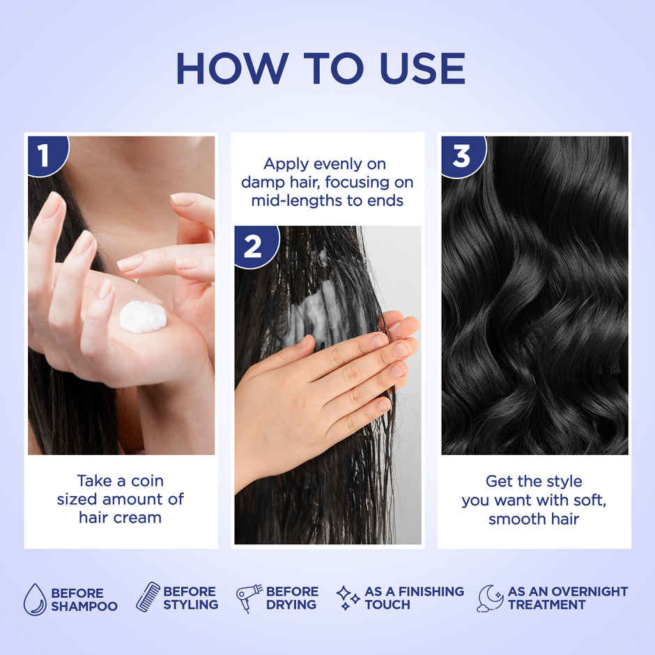 Parachute Advansed Coconut & Rosemary Hair Cream |Anti  Hair Fall |10X Hair Breakage Reduction