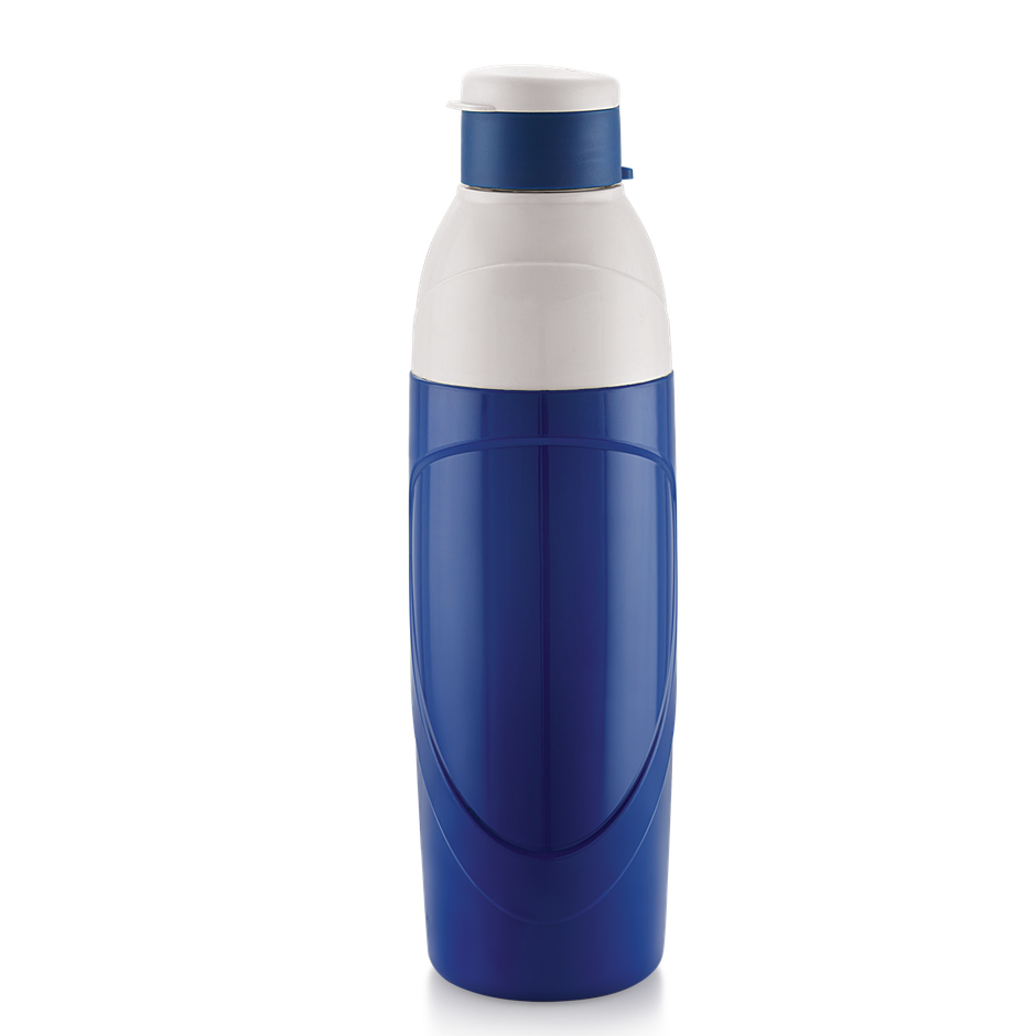 Cello Plastic Puro Classic Water Bottle Keeps Content Cold for Long Hours | Assorted | 730 ml