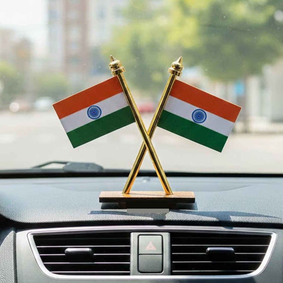 Indian National Flag for Car and Desk Display | Picfest