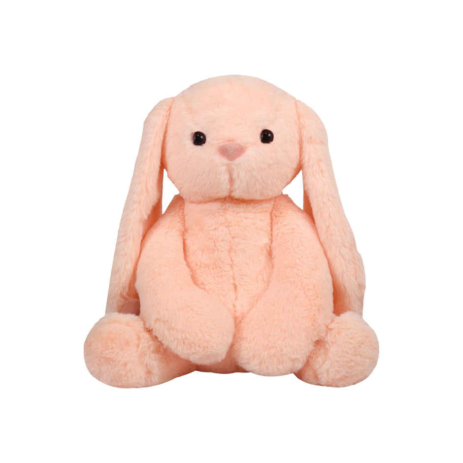 Mirada Peach Bunny Soft Toy - 35 cm