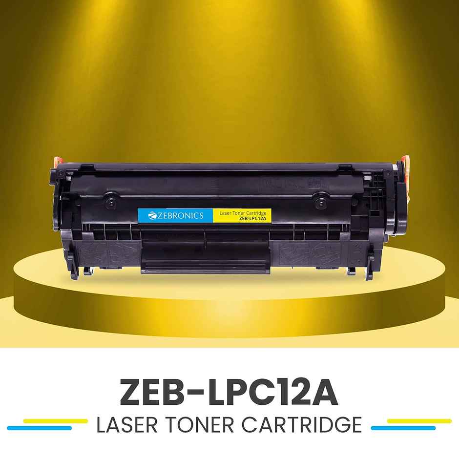 ZEB-LPC12A Black Ink Toner Cartridge | 2000 Page Yield For HP 1020 & Canon LBP2900