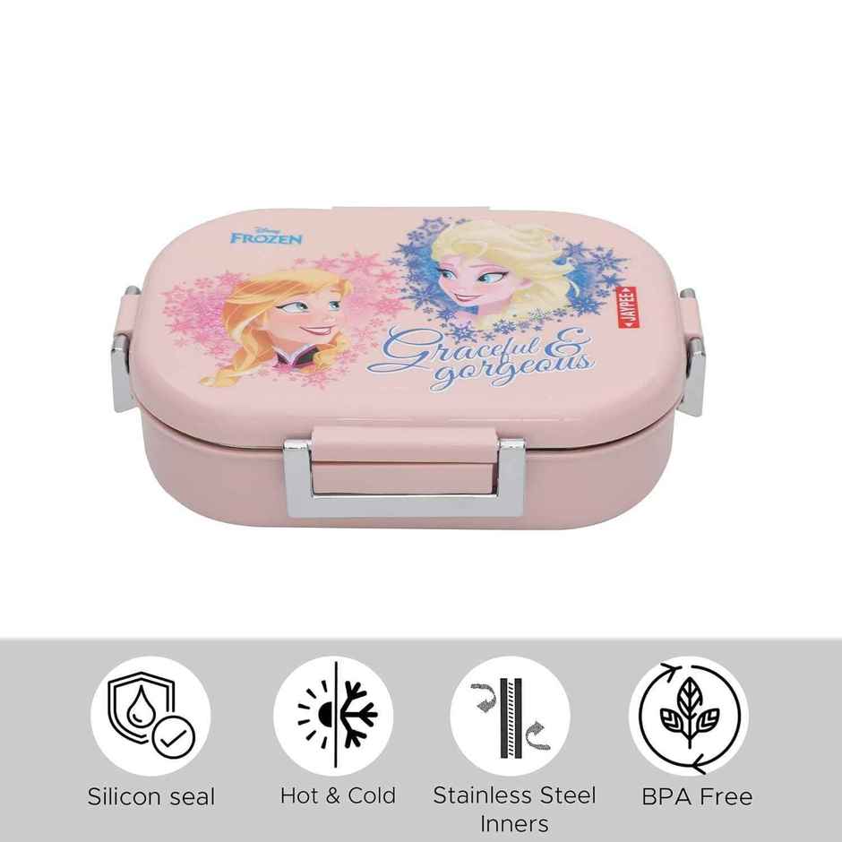 Jaypee Topsteel Stainless Steel Insulated Lunch Box for School Kids | Pink, 600ml