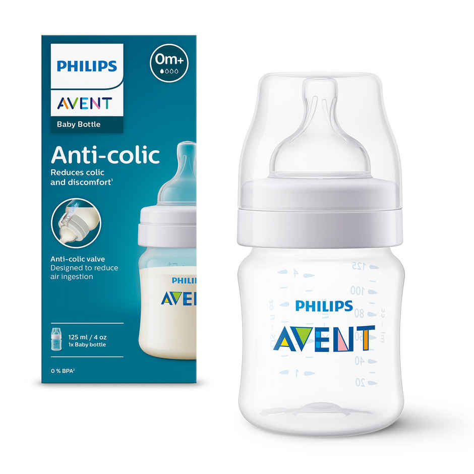Philips Avent Anti-Colic Baby Feeding Bottles | 4oz/125ml | SCY100/10