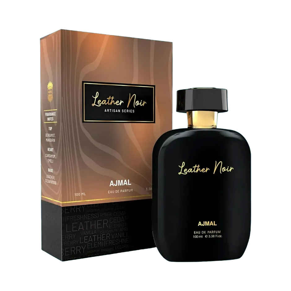Ajmal Artisan - Leather Noir Long-Lasting Fragrance Handpicked Luxury Perfume Perfect Gift For Men
