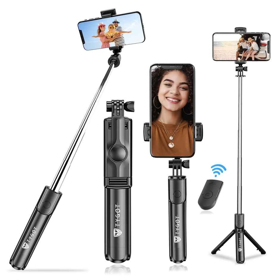 Tygot Bluetooth Extendable Selfie Stick,  3-in-1 multifunctional selfie stick