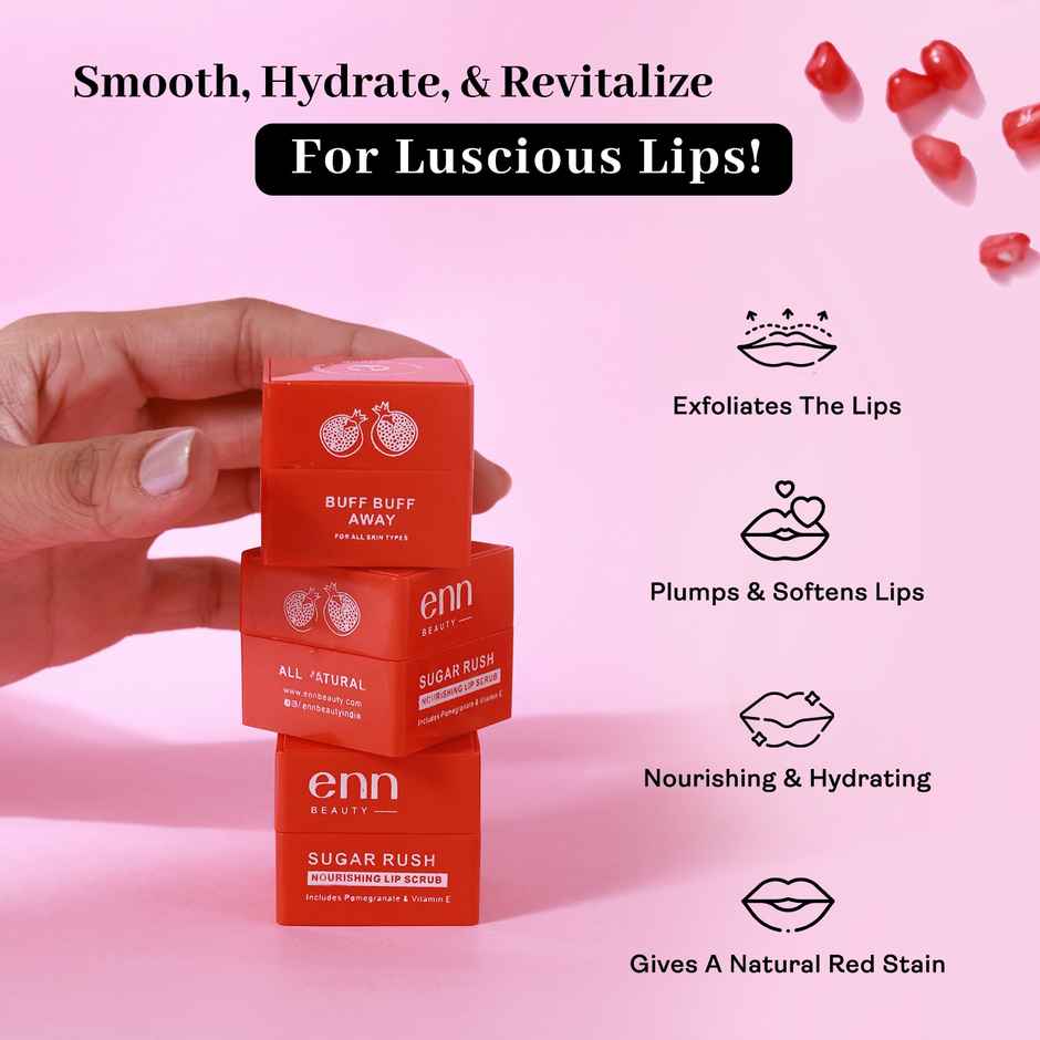 ENN Beauty Sugar Rush Nourishing Lip Scrub