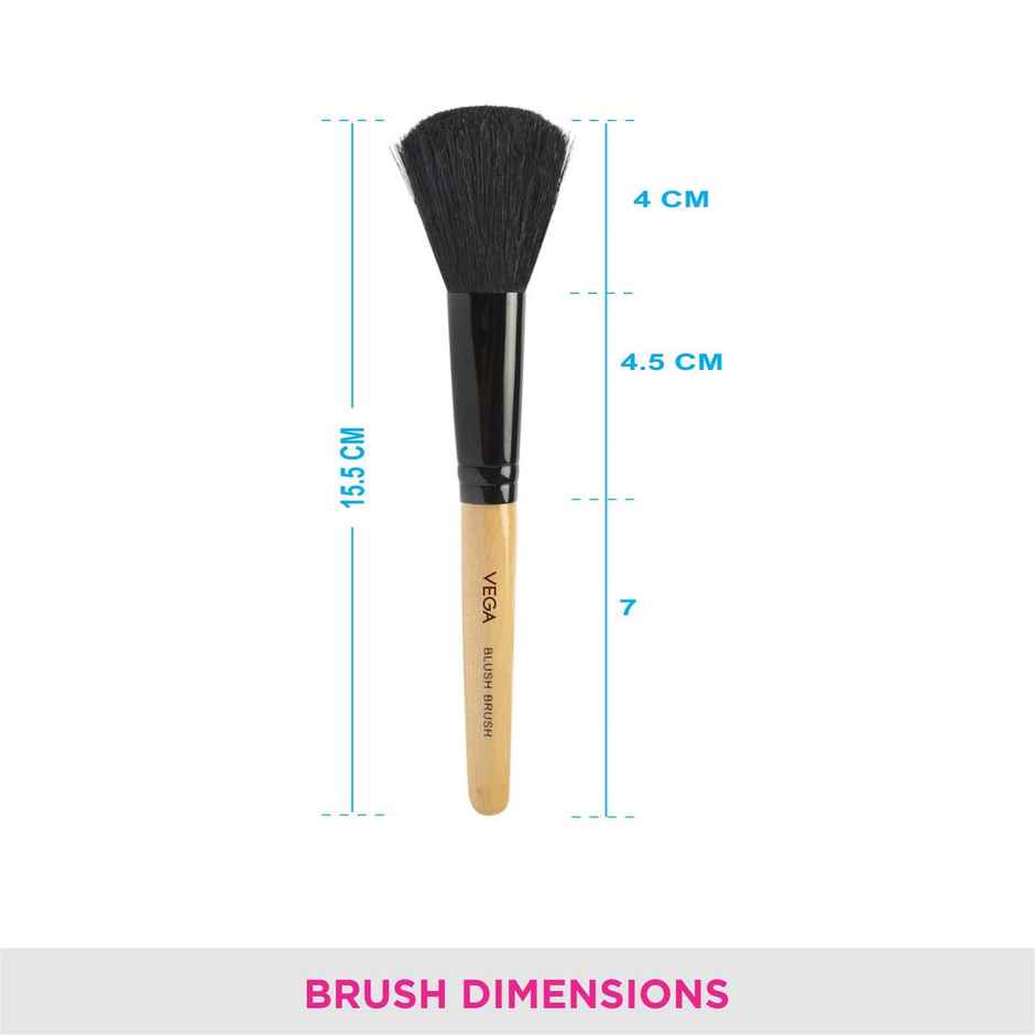 VEGA Blush Brush With Wooden Handle Makeup Blush Brush Ev-19