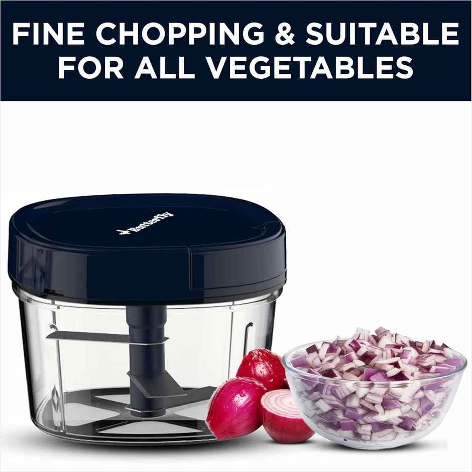 Butterfly Mini Chopper | Blue - 600 ml