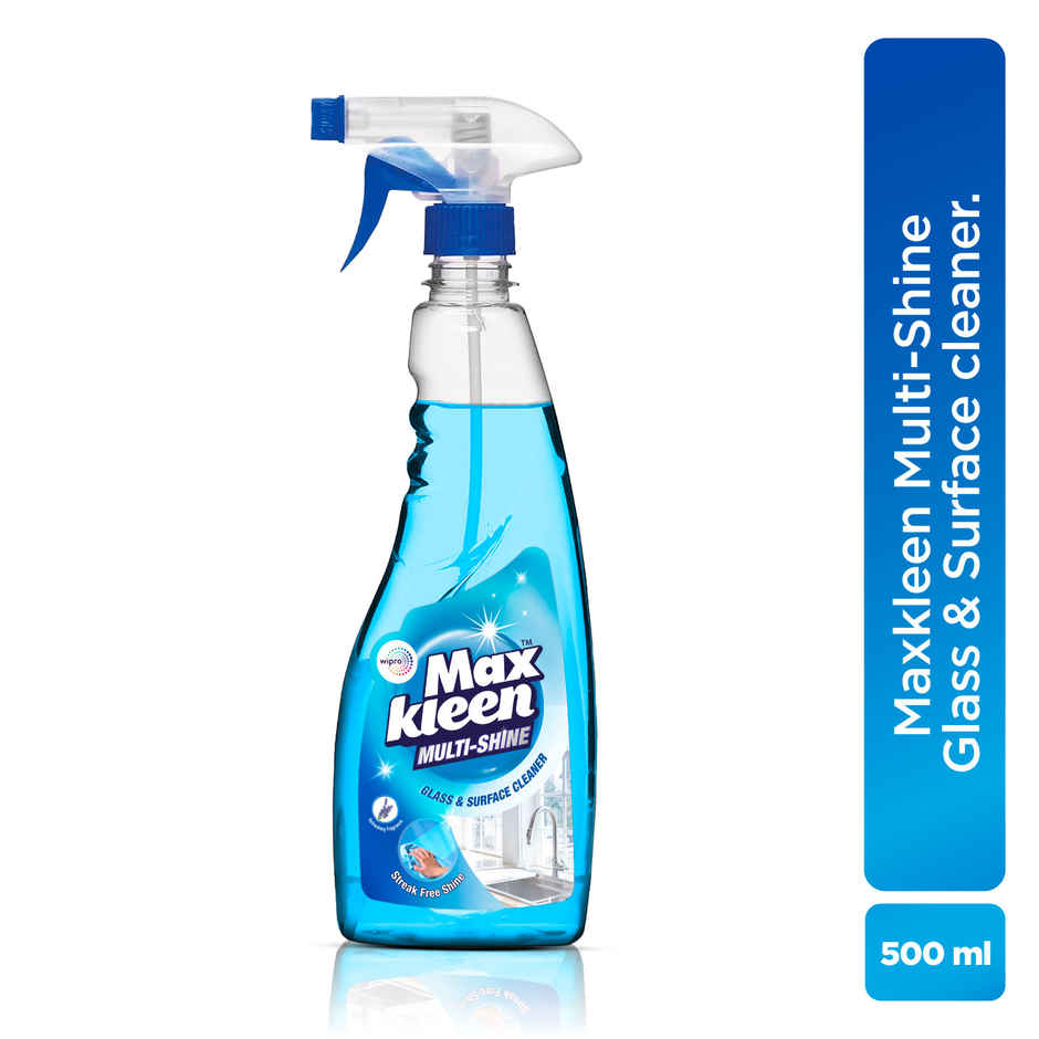 Maxkleen Multi Shine Glass and Surface Cleaner Liquid Spray Combo