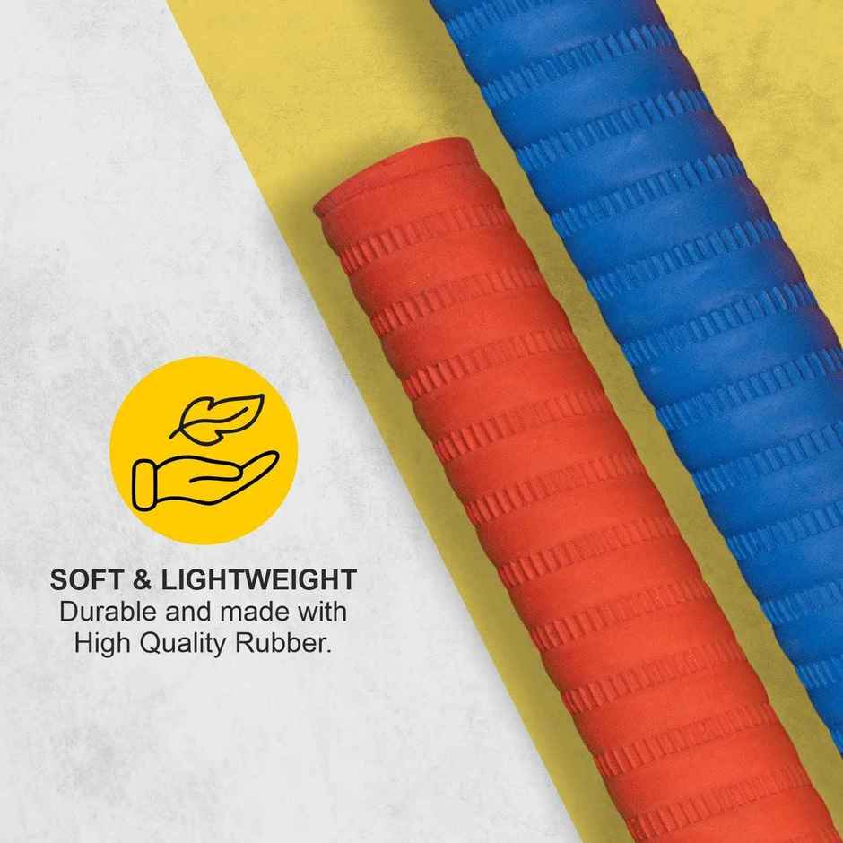 Vector X Rubber Coil Cricket Bat Grip For Better Shock Absorption(Pack Of 6)