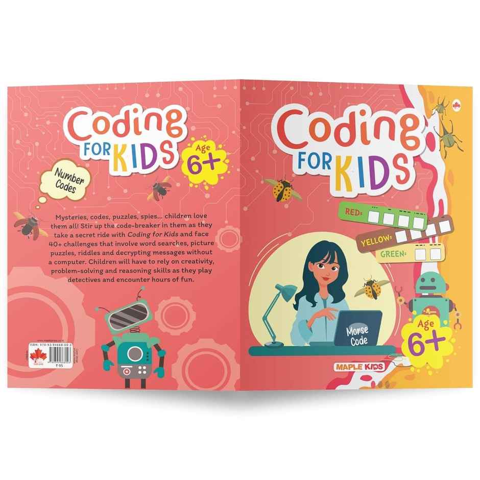 Introduction to Coding for Kids - Brain Activity Book for Kids - Age 6+