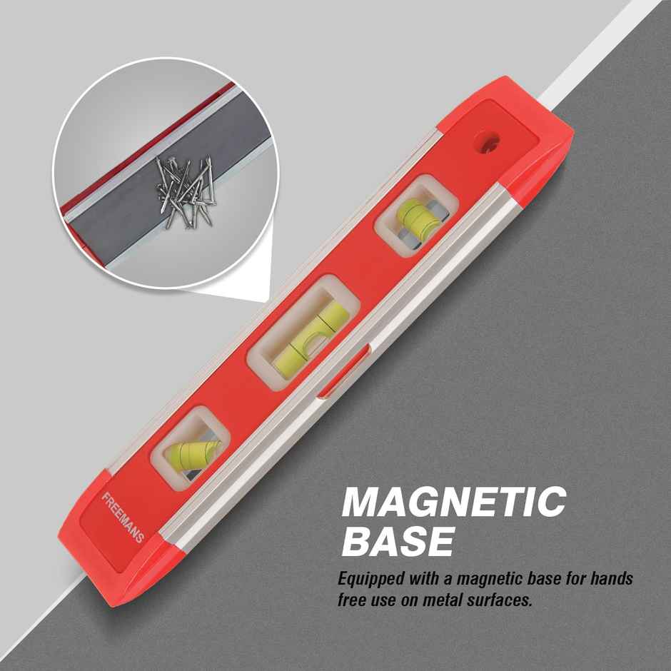 FREEMANS BL230 Torpedo Level | Bi Material - 230 mm