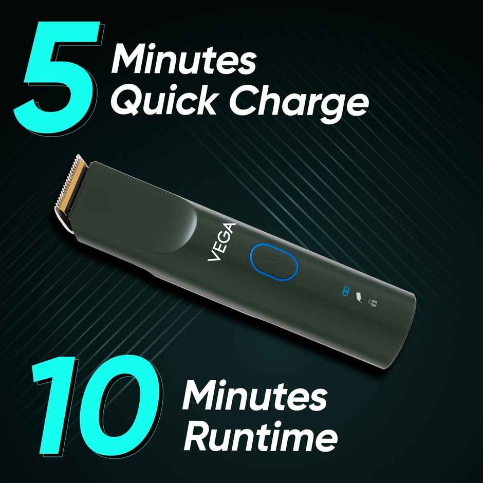 VEGA Smartone S3 Beard Trimmer For Men, 160 Mins Runtime, Green, (Vhth-36)