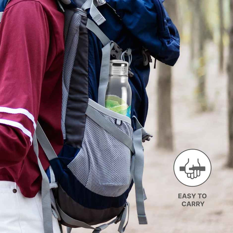 Milton Plastic Helix Water Bottles Reusable Fridge Bottle | Green | 1 L