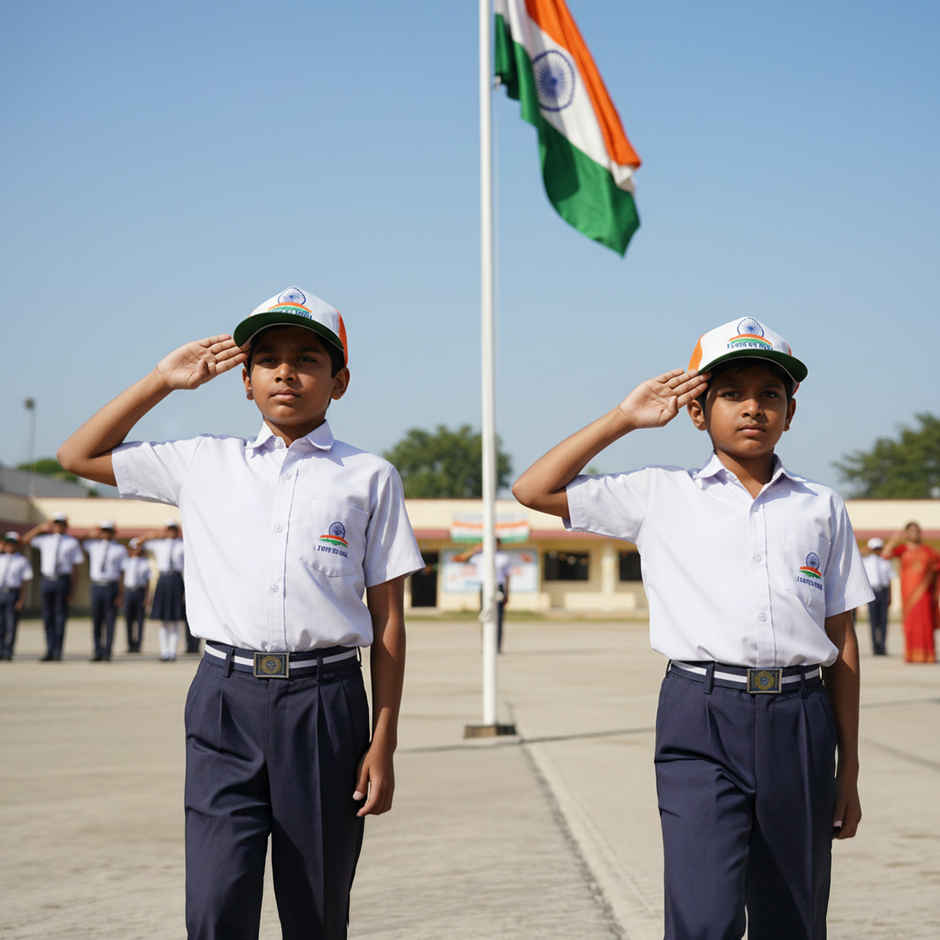 Tricolor Patriotic Cap Set | Pack of 2 | Picfest