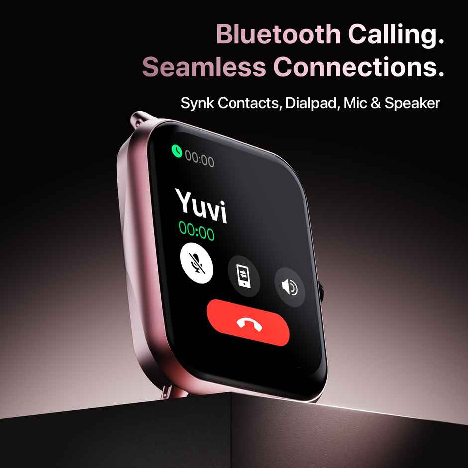 Fire-Boltt Ninja Call Pro Plus | 1.83" Display | BT Calling | Women's Edition - Pink